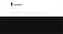 Desktop Screenshot of fernandobeteta.com